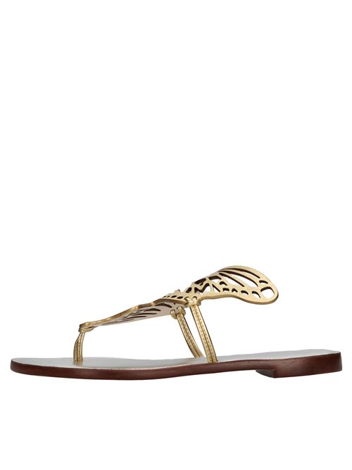 Mules modello TALULAH FLAT in pelle SOPHIA WEBSTER | TALULAH FLAT MULEORO